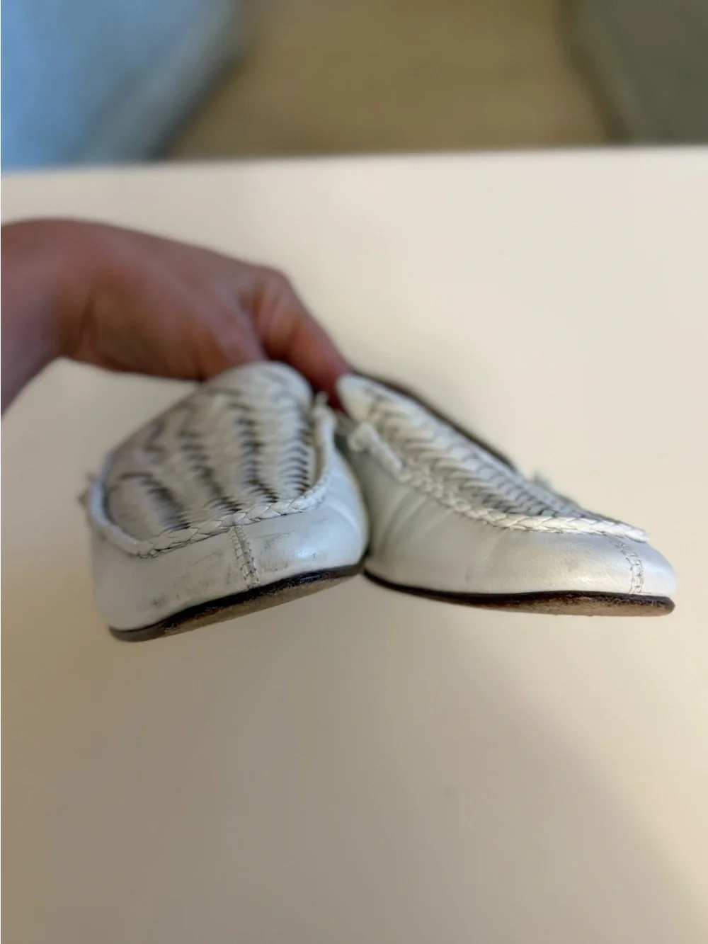 Veronica Beard woven leather